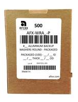 AFX-WRA-4-P Aluminum #4 Backup Washer - 1/8 ID - Packaged